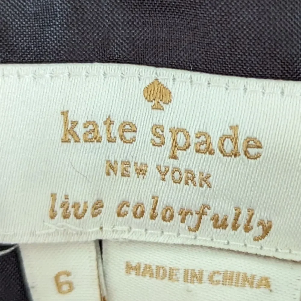 Kate Spade Green and Black Colorblock Rosita Rhinestone Cocktail Dress - Picture 6 of 6